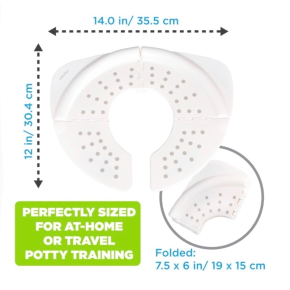 NIP Playtex White Folding Travel Potty Seat - Picture 6 of 13
